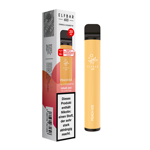 ELF Bar - Peach Ice - 20mg/ml (child safety) // tax goods