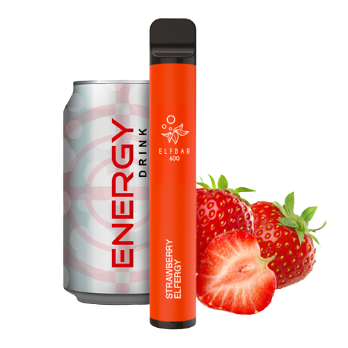 ELF Bar - Strawberry Elfergy - 20mg/ml // tax goods