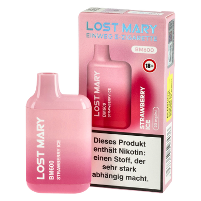 *NEU* ELF Bar - Lost Mary - Strawberry Ice - 20mg/ml (Kindersicherung) // Steuerware - Drift Fuchs