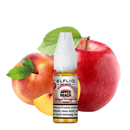 ELFBAR ELFLIQ APPLE PEACH NIKOTINSALZ LIQUID 10ml (Kindersicherung) // Steuerware