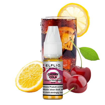 ELFBAR ELFLIQ CHERRY COLA NIKOTINSALZ LIQUID 10ml (Kindersicherung) // Steuerware