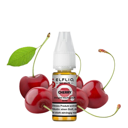 ELFBAR ELFLIQ CHERRY NIKOTINSALZ LIQUID 10ml (Kindersicherung) // Steuerware