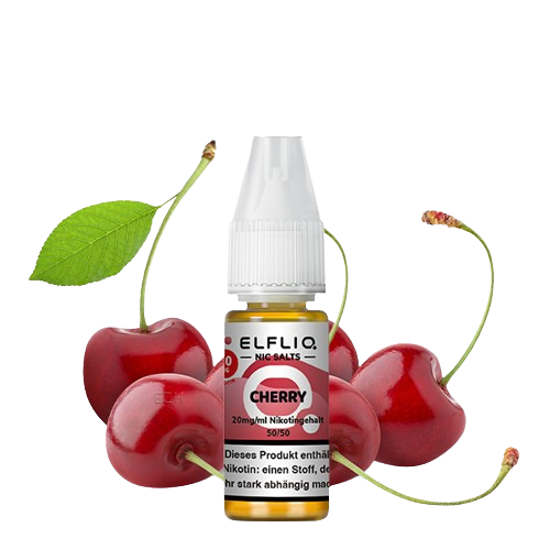 ELFBAR ELFLIQ CHERRY NIKOTINSALZ LIQUID 10ml (Kindersicherung) // Steuerware