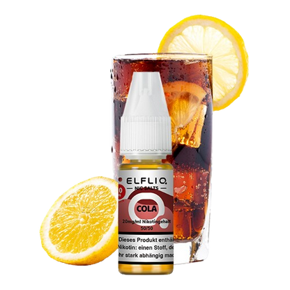 ELFBAR ELFLIQ COLA NIKOTINSALZ LIQUID 10ml (Kindersicherung) // Steuerware