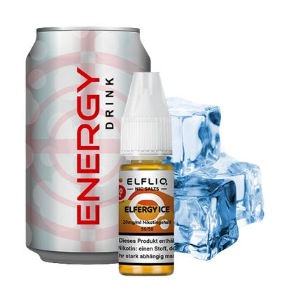 ELFBAR ELFLIQ  ELFERGY ICE NIKOTINSALZ LIQUID 10ml (Kindersicherung) // Steuerware