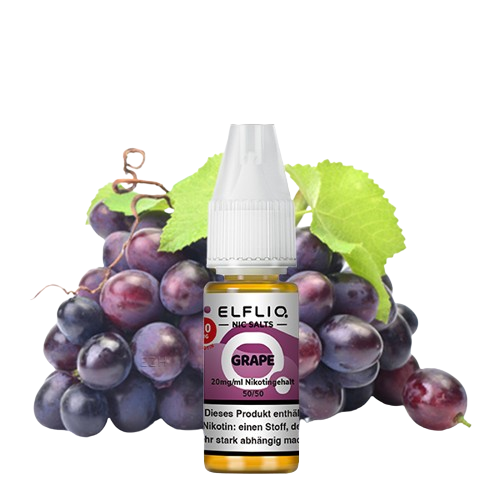 ELFBAR ELFLIQ GRAPE NIKOTINSALZ LIQUID 10ml (Kindersicherung) // Steuerware