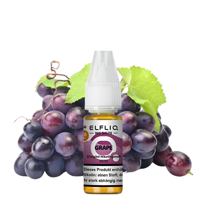 ELFBAR ELFLIQ GRAPE NIKOTINSALZ LIQUID 10ml (Kindersicherung) // Steuerware