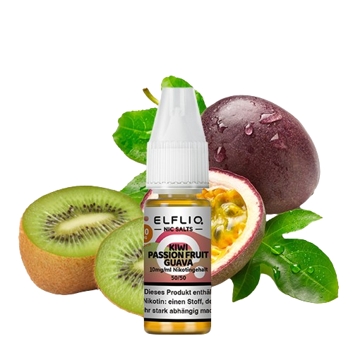 ELFBAR ELFLIQ KIWI PASSION FRUIT GUAVA NIKOTINSALZ LIQUID 10ml (Kindersicherung) // Steuerware