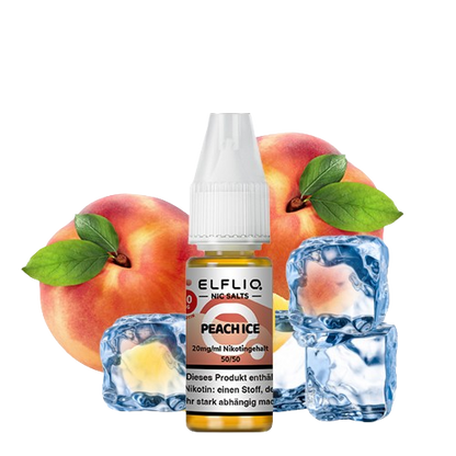 ELFBAR ELFLIQ PEACH ICE NIKOTINSALZ LIQUID 10ml (Kindersicherung) // Steuerware