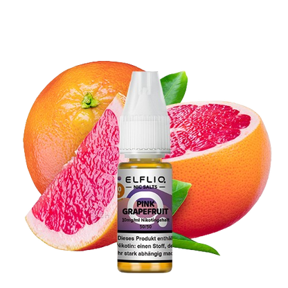 ELFBAR ELFLIQ  PINK GRAPEFRUIT NIKOTINSALZ LIQUID 10ml (Kindersicherung) // Steuerware