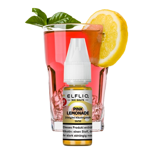 ELFBAR ELFLIQ PINK LEMONADE NIKOTINSALZ LIQUID 10ml (Kindersicherung) // Steuerware