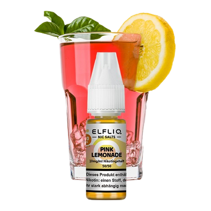 ELFBAR ELFLIQ PINK LEMONADE NIKOTINSALZ LIQUID 10ml (Kindersicherung) // Steuerware