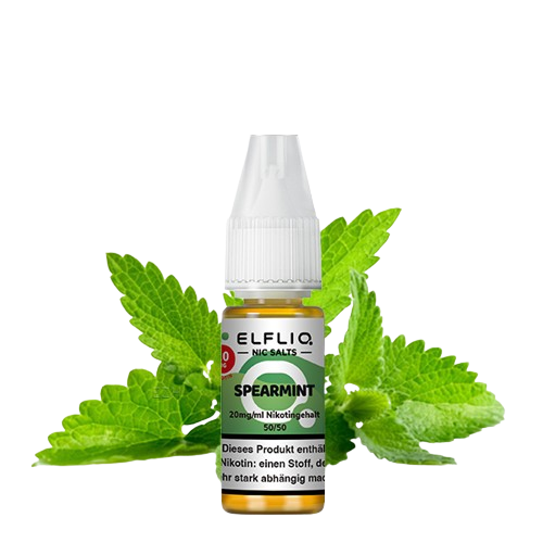 ELFBAR ELFLIQ SPEARMINT NIKOTINSALZ LIQUID 10ml (Kindersicherung) // Steuerware